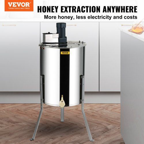Extrator de mel  elétrico 140 W extrator tangencial de aço inoxidável