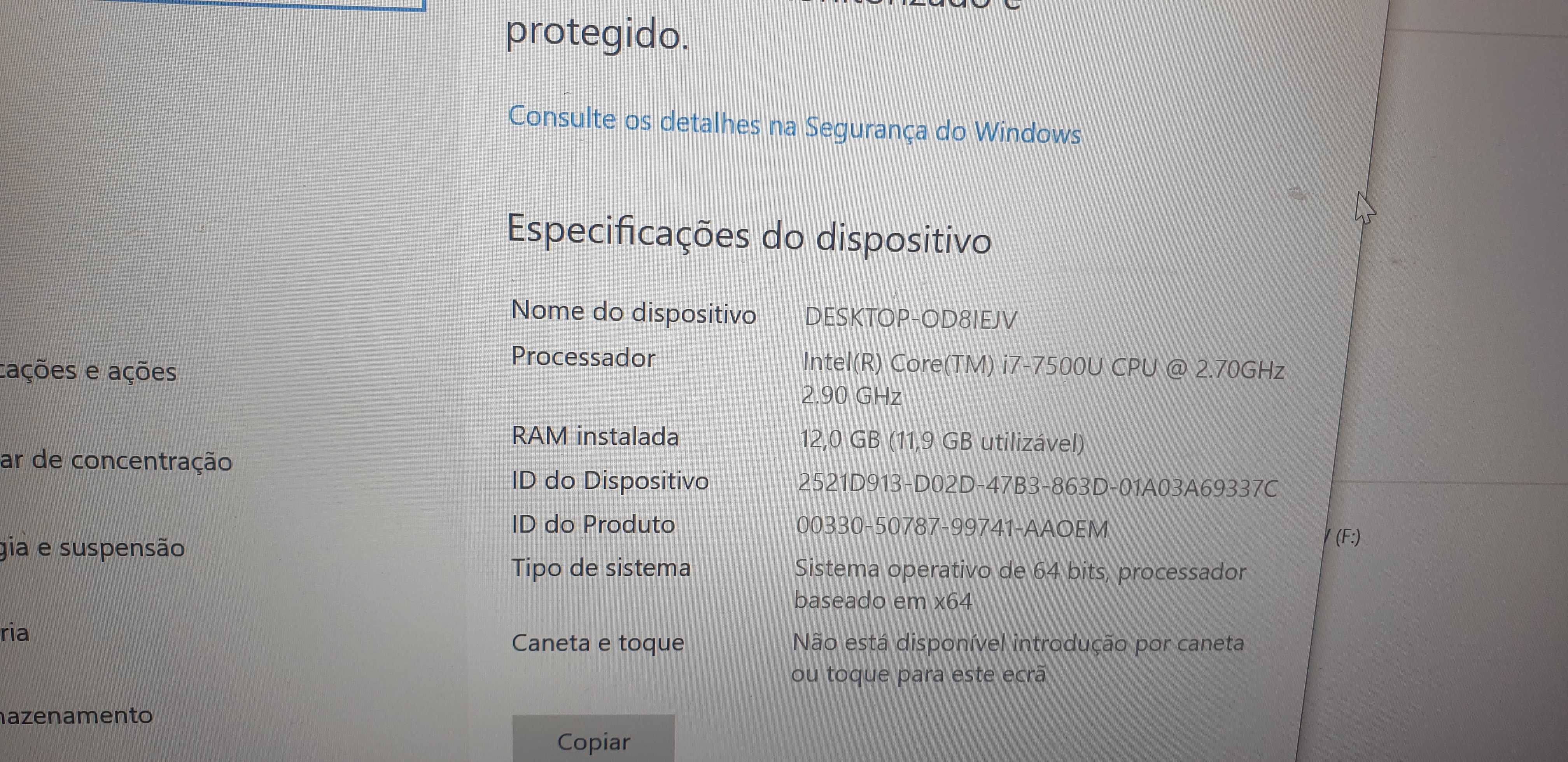 Portátil Lenovo v510 core i7 12gb ram