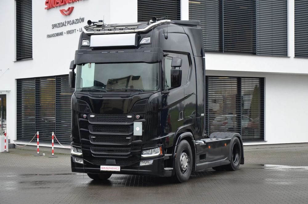 Scania S 500 / 2019r. / KLIMA P. / FULL LED / ACC / NAVI / WAGA / KAMERA / MIKROFALA / DE 9771