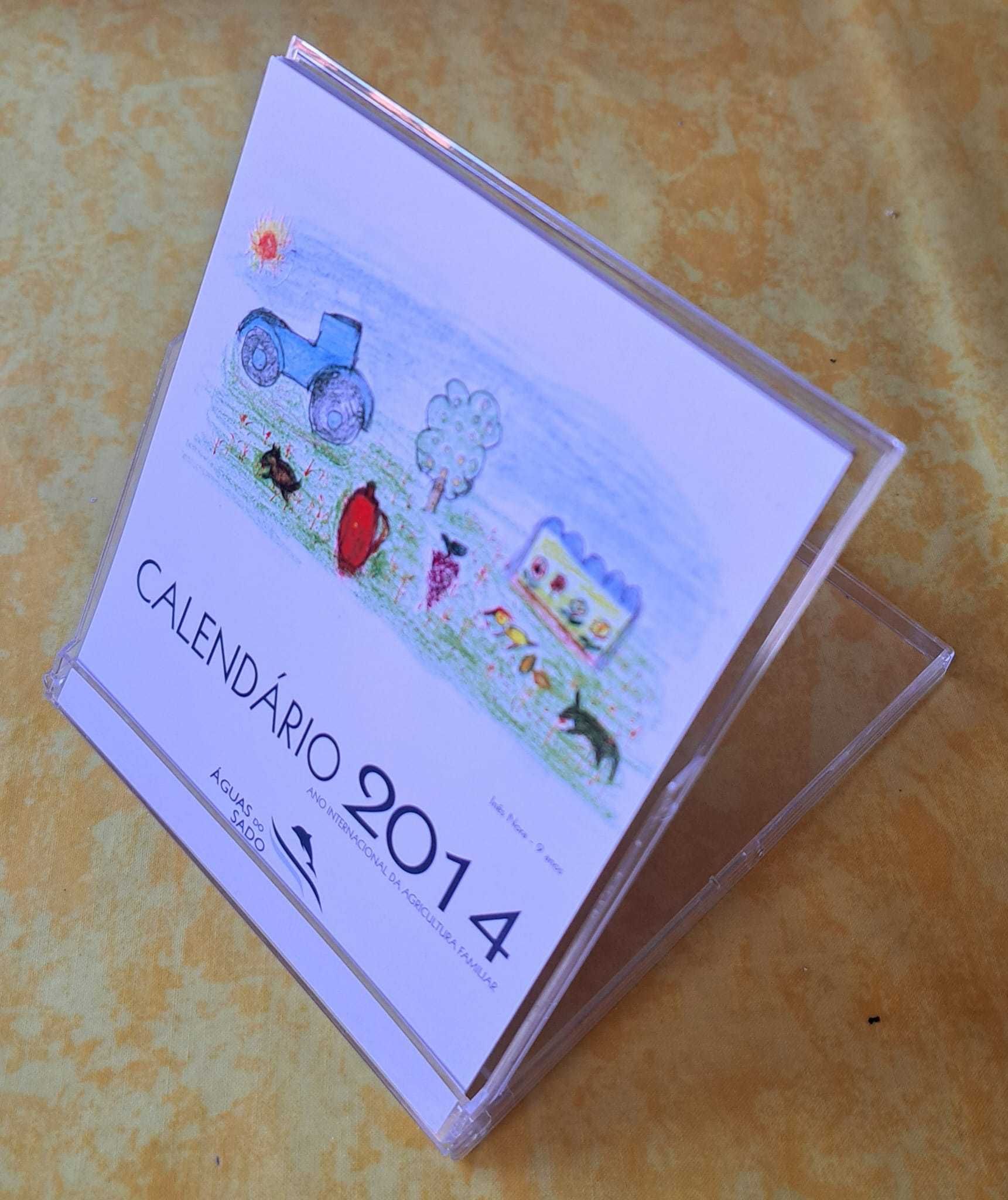 Calendário 2014 com desenhos infantis sobre Agricultura Familiar