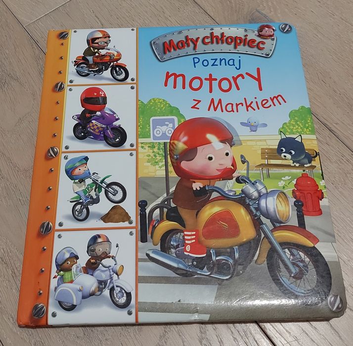 Książka Mały chłopiec Poznaj Motory z Markiem