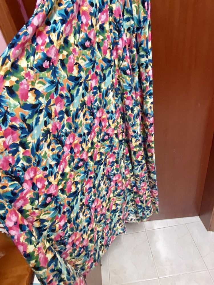 Vestido Maxi Verao Estampado • TU (novo)