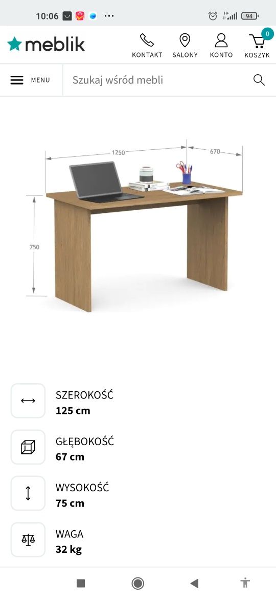 Meble młodzieżowe marki Meblik. nowe złożone