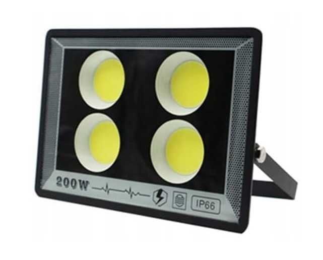 Halogen 200W Lampa Do Garażu Ogrodu Na Elewacje 200W IP66 DIODY COB