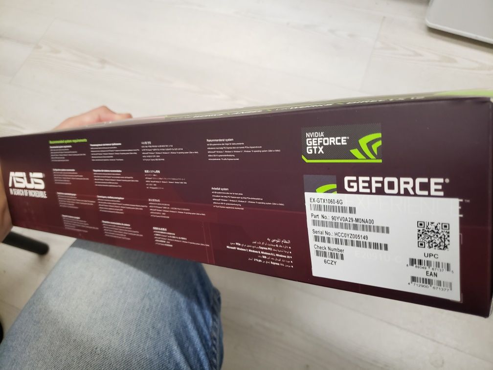 Видеокарта ASUS GTX1060 6G