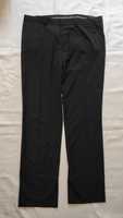 Klasyczne czarne materiałowe spodnie męskie