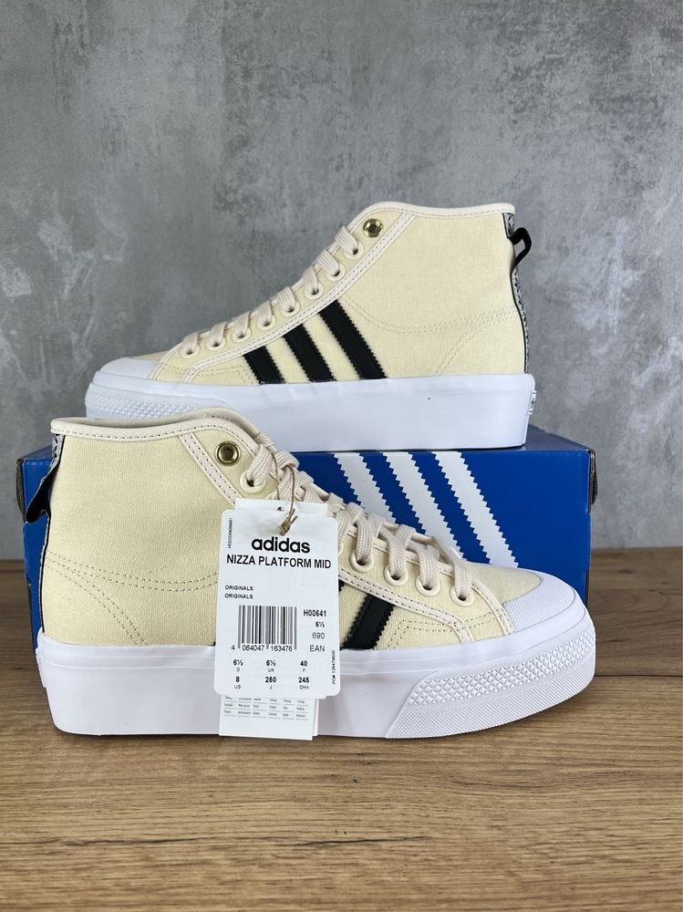 Buty na lato Adidas Nizza Platform Mid nowe z metką