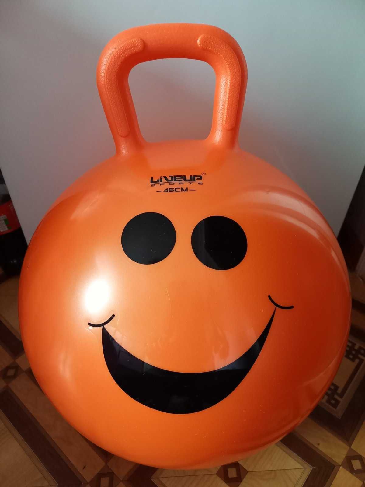 М'яч для фітнеса дитячий 45 см Orange  LiveUp