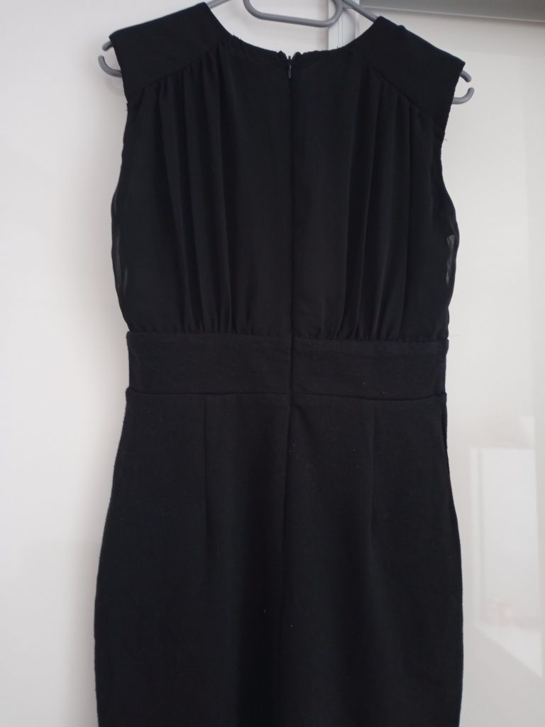 Czarna Sukienka ołówkowa rozmiar 38