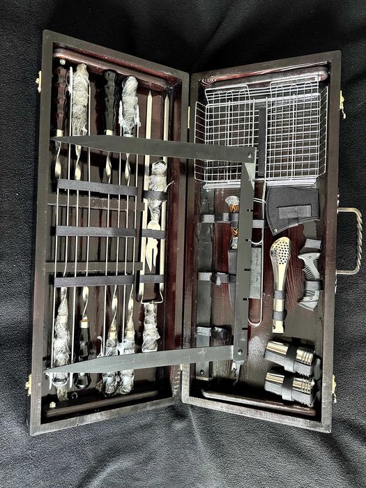 Espetos de aço inoxidável