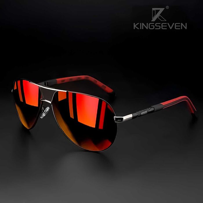 Okulary przeciwsłoneczne Polaryzacyjne HD Aviator. Sportowe. Pilotki.