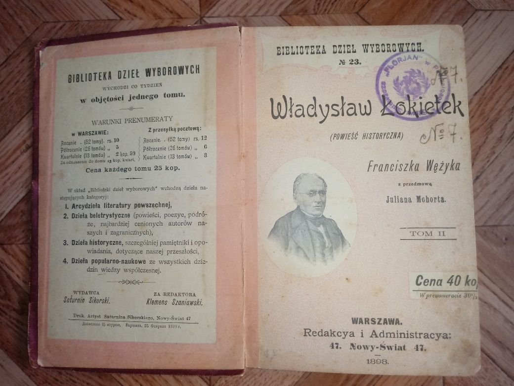 Stare przedwojenne książki