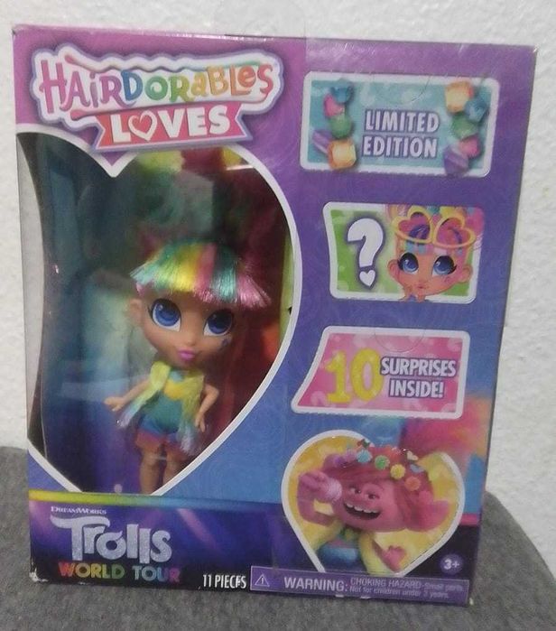 Boneca Hairdorables Loves – Trolls World Tour (EDIÇÃO LIMITADA)