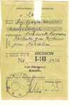 Potwierdzenie przelewu z 1953 i wiązanka listowa z 1947r. Patrz opis