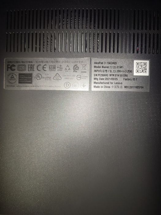 Ноутбук Lenovo ideapad 3
