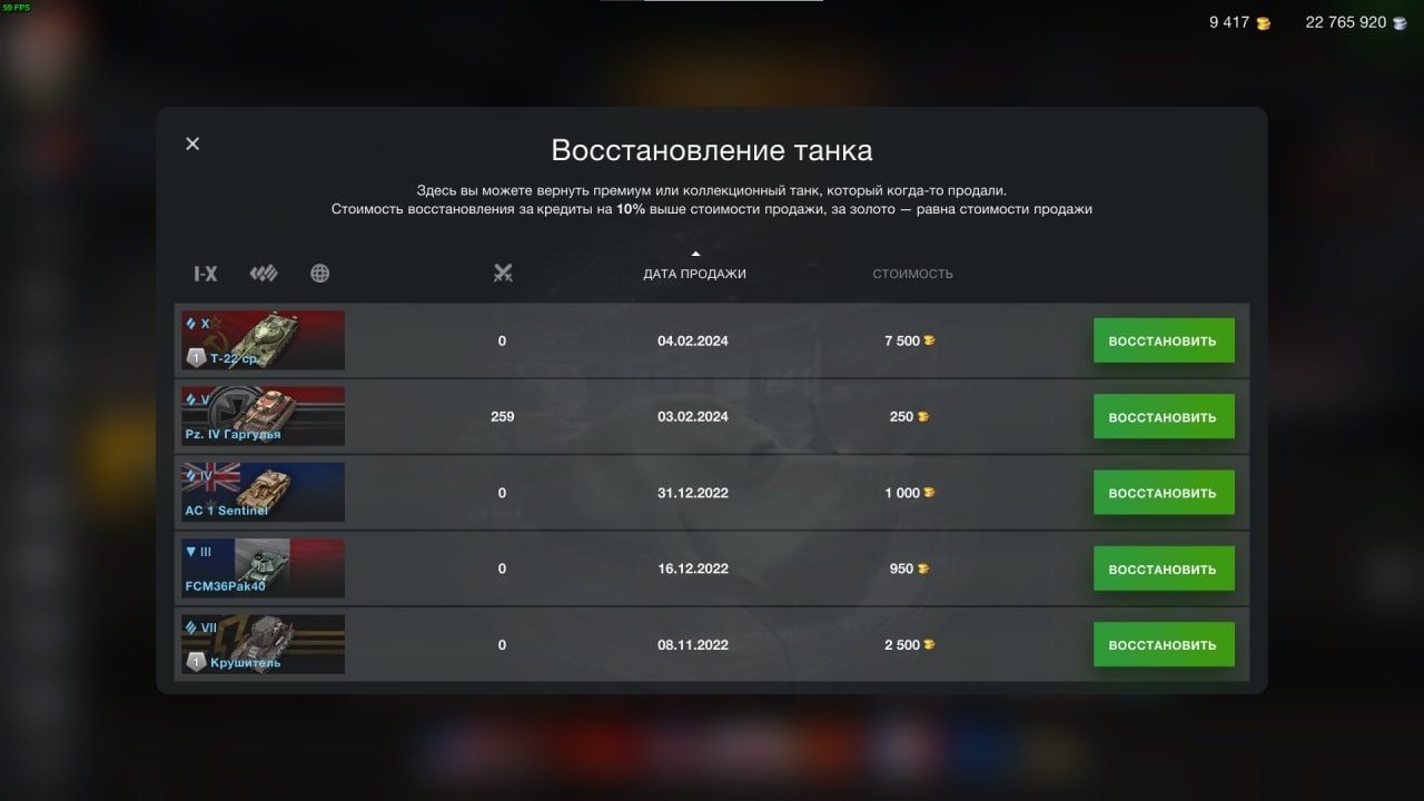 Аккаунт World of tanks blitz