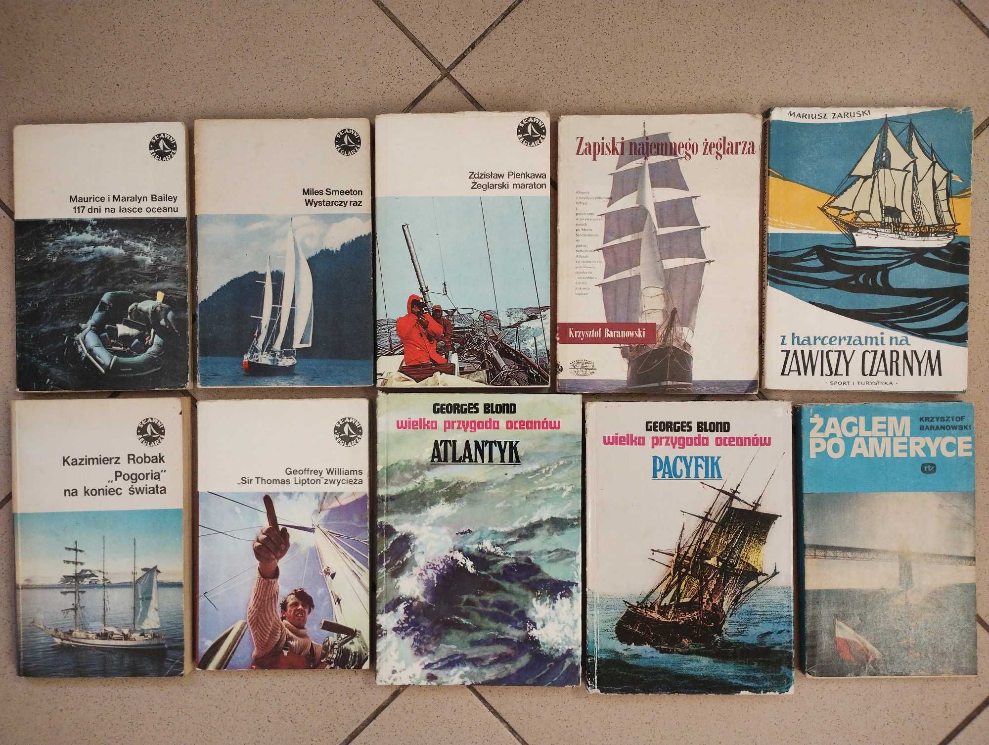 żeglarskie, podróżnicze, przygodowe - 28 książek