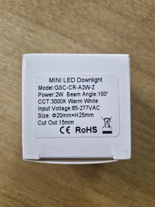 Mini LED halogen lampka