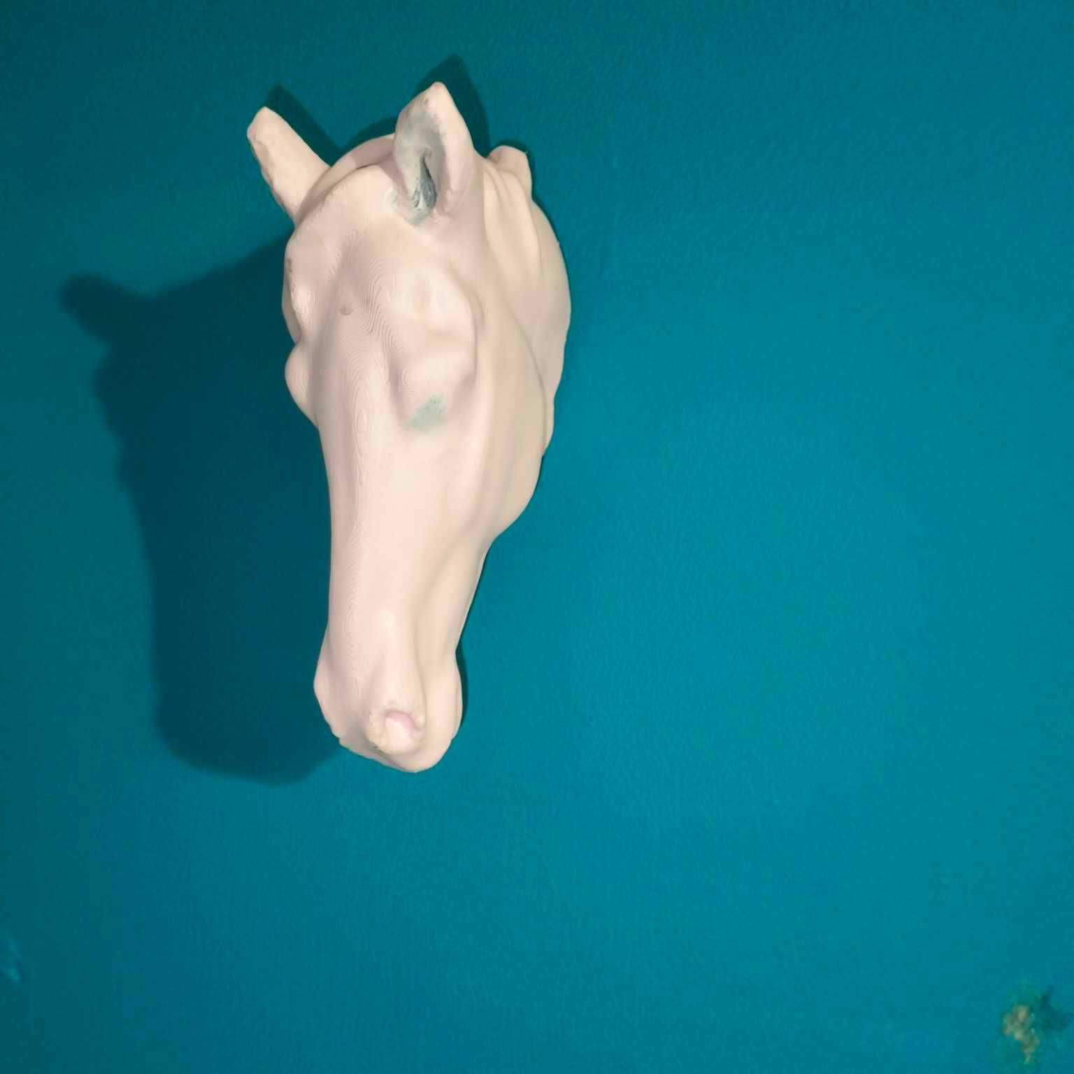głowa konia do własnego pomalowania na  ściane