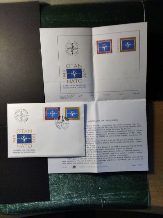 1979 FDC 30 Aniversário Da OTAN MNH **