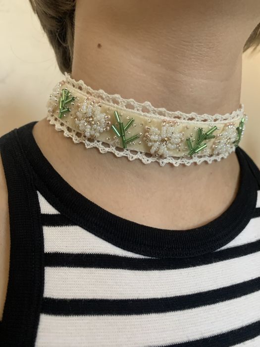 Кольє, прикраса з бісеру