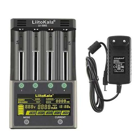 Розумний зарядний пристрій Liitokala Lii-500S Li-Ion Ni-MH Ni-Cd
