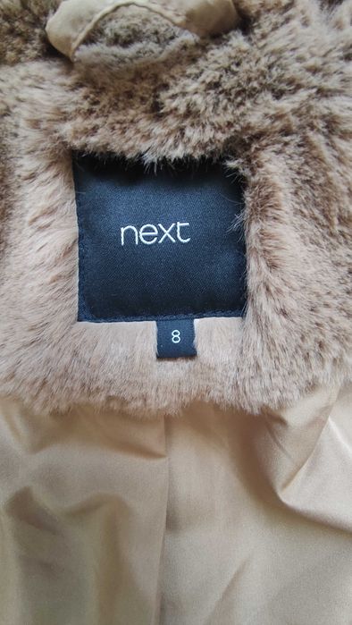 Пальто меховое Next размер S