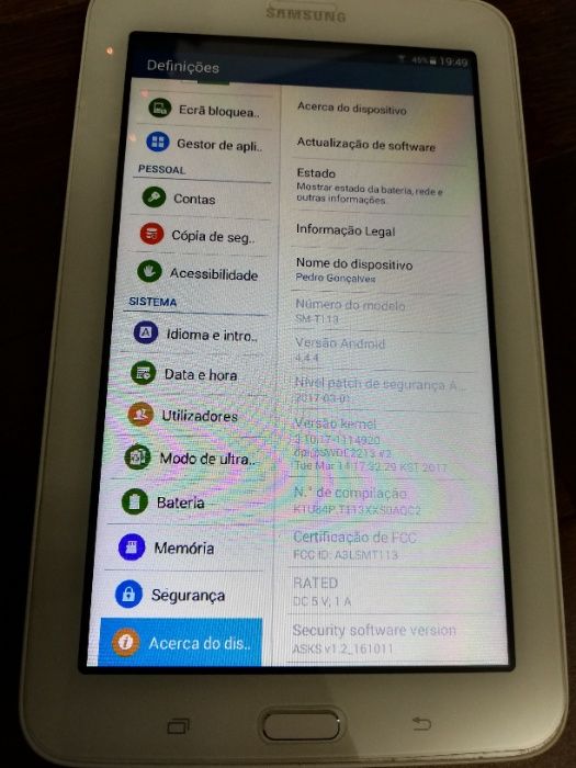 Tablet Samsung Galaxy Tab 3 Lite (8 Gb) 7’’