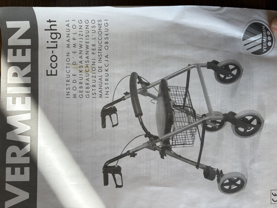 Wózek Vermeiren V300 stan bdb+chodzik Vermeiren+balkonik+poduszka