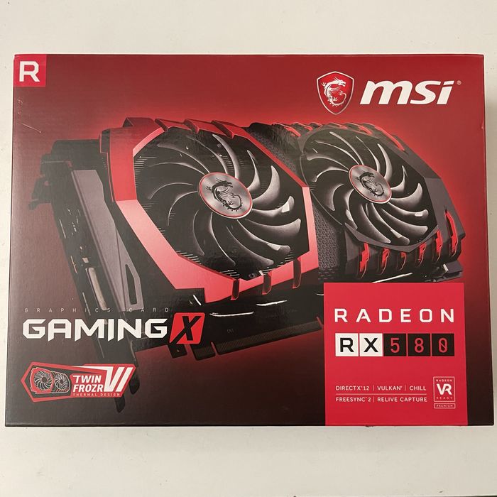 Karta graficzna msi gaming x twin frozen VI radeon RX580 8GB