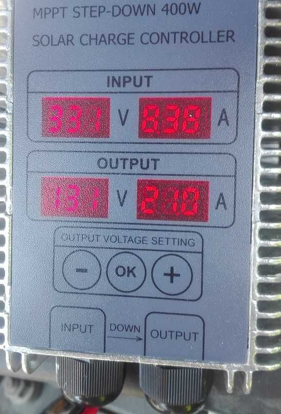 Zestaw zasilanie solarne ładowanie akumulatora 12/24V panel regulator