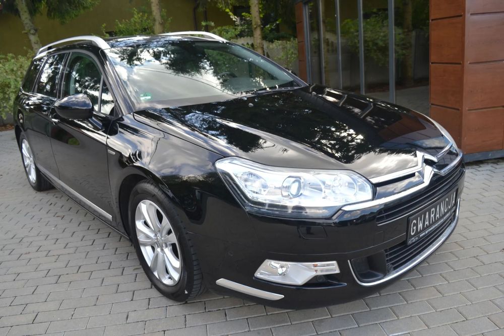 Citroën C5 Piękny Czarny Exclusive*Pół Skóra*Masaże*Bi-Xenon*Navi*Hydro*