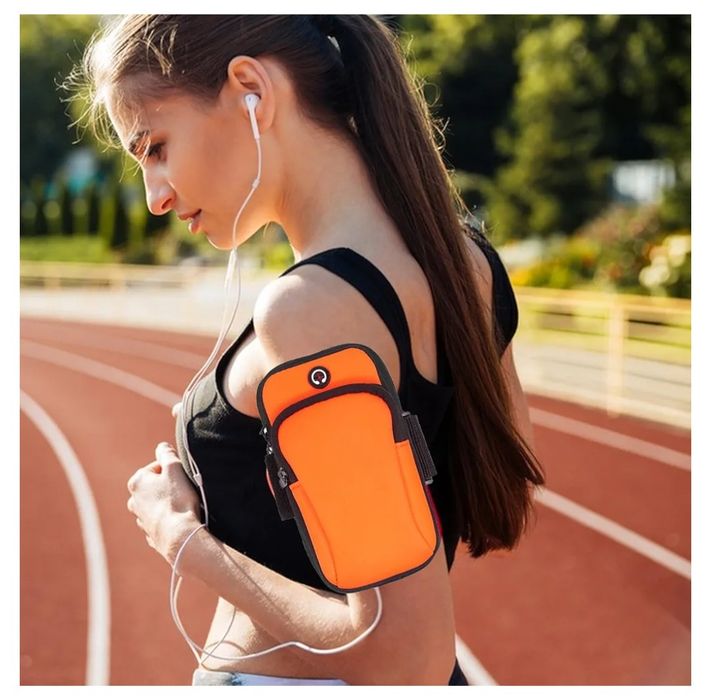 Naramienny uchwyt na telefon do biegania wodoodporny fitness