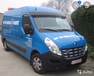 Козырек над лобовым стеклом для Renault Master 2010+ Кенгурятник Хром