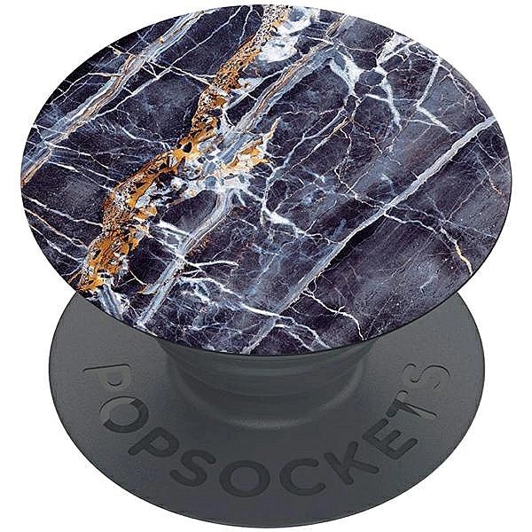 Uchwyt Popsockets 2 Gold On Dark Marble i podstawka do telefonu