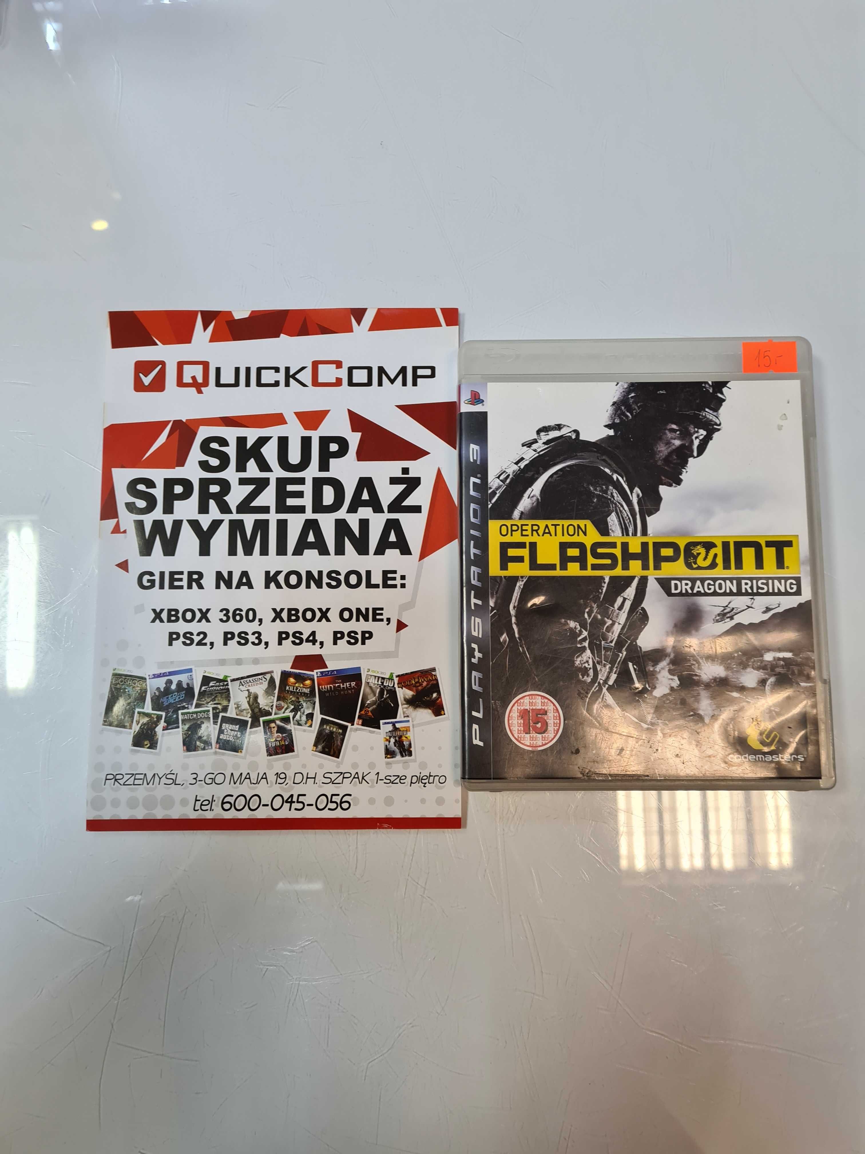 Gra PlayStation 3 PS3 Operation FlashPoint Gwarancja 1 Rok QUICK-COMP