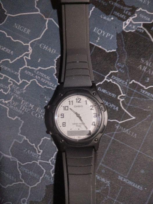 Zegarek Casio AW-49H-7BVEG Wodoodporny Stal nierdzewna