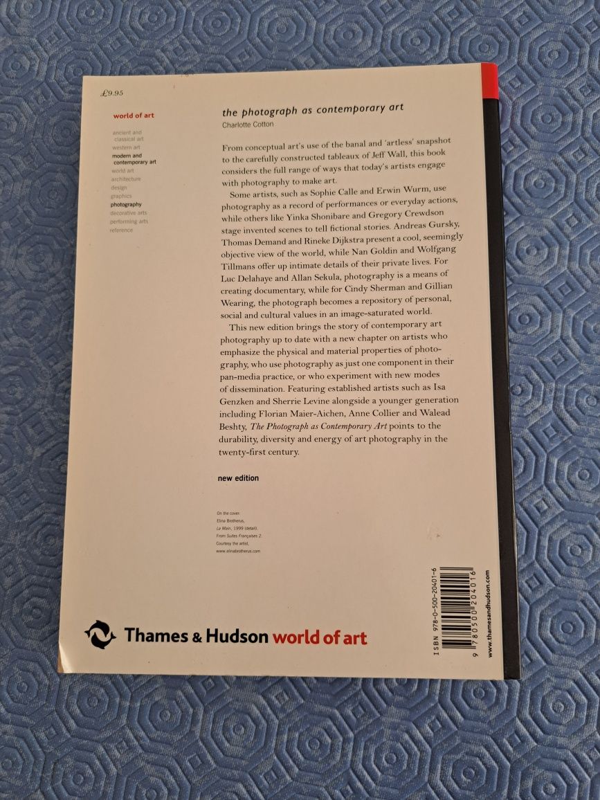 Livro The Photograph as Contemporary Art