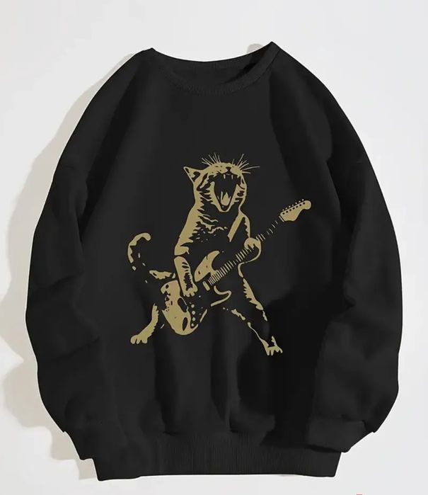 Свитшот с котом  размер М