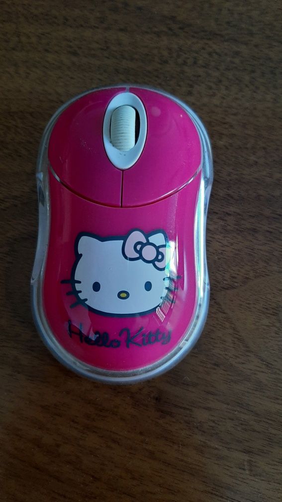 Rato usb computador Hello Kitty