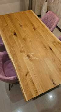 Stół dębowy rozkładany regał biurko stolik loft lite drewno na wymiar