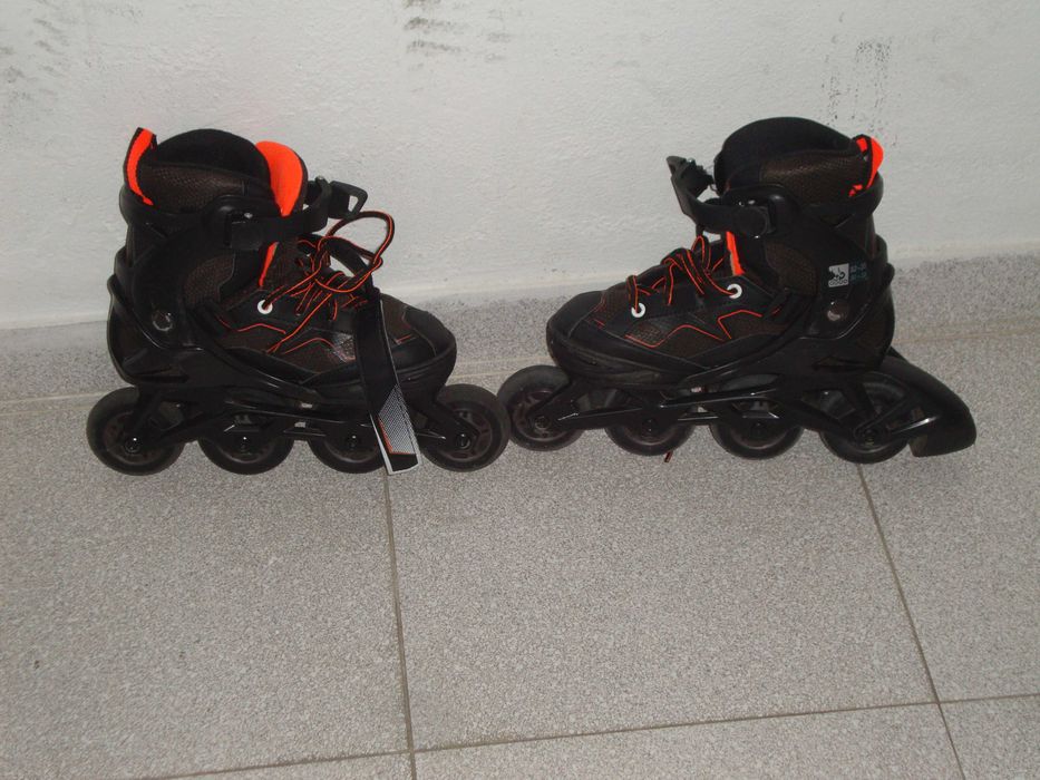 Patins em linha praticamente novo