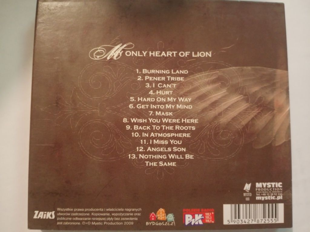 None My only heart of lion płyta CD