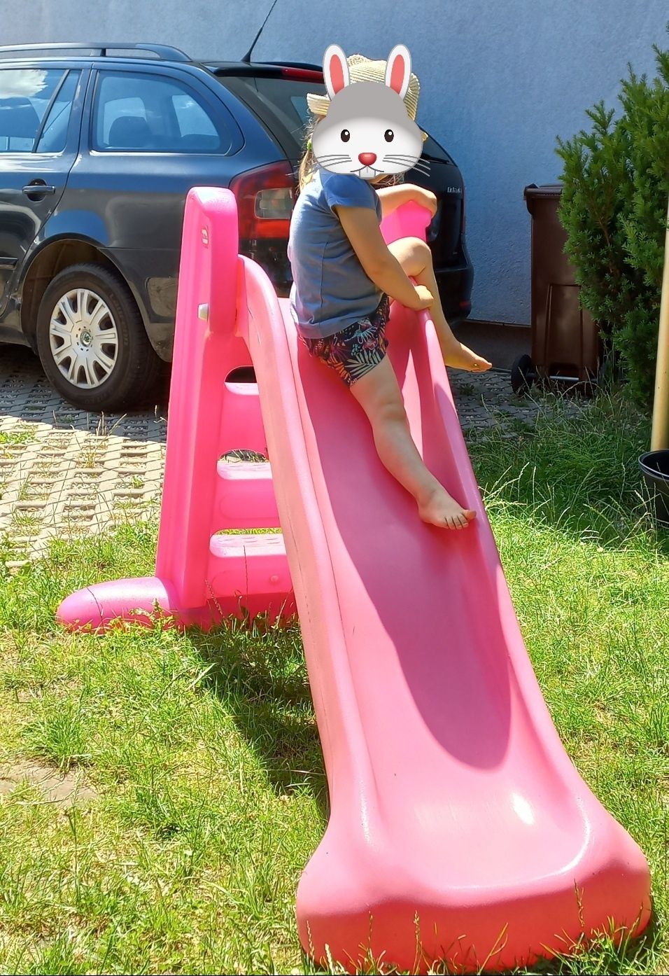 Zjeżdżalnia Little Tikes różowa