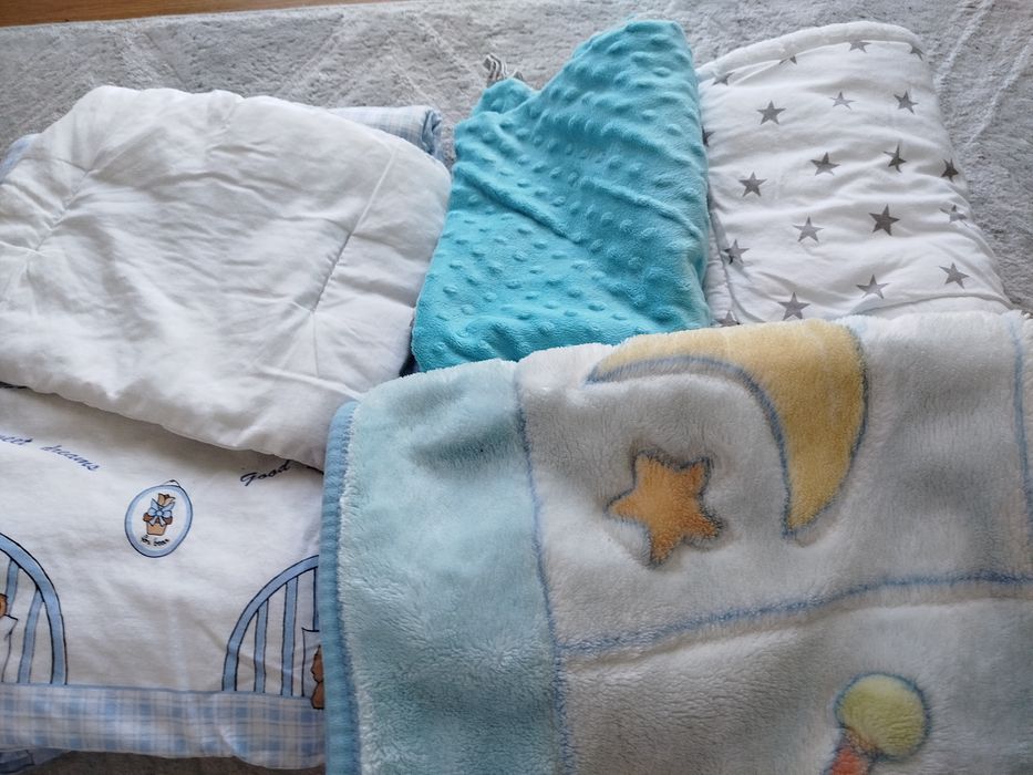 Zestaw niemowlęcy, kołderka, ochraniacze