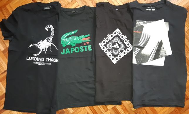 Conjunto de 4 t-shirts tam. L