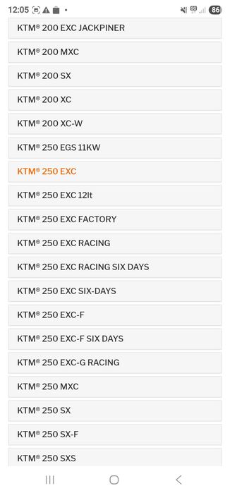 Oslona filtra powietrza ktm