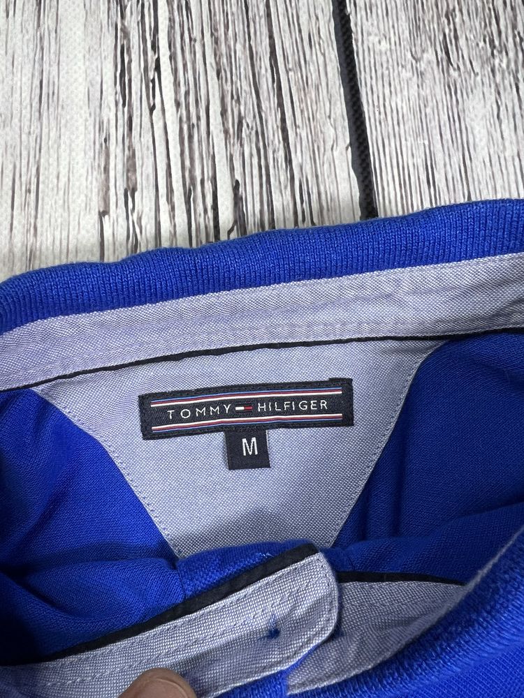 Tommy Hilfiger поло футболка  оригинал М размер polo синяя