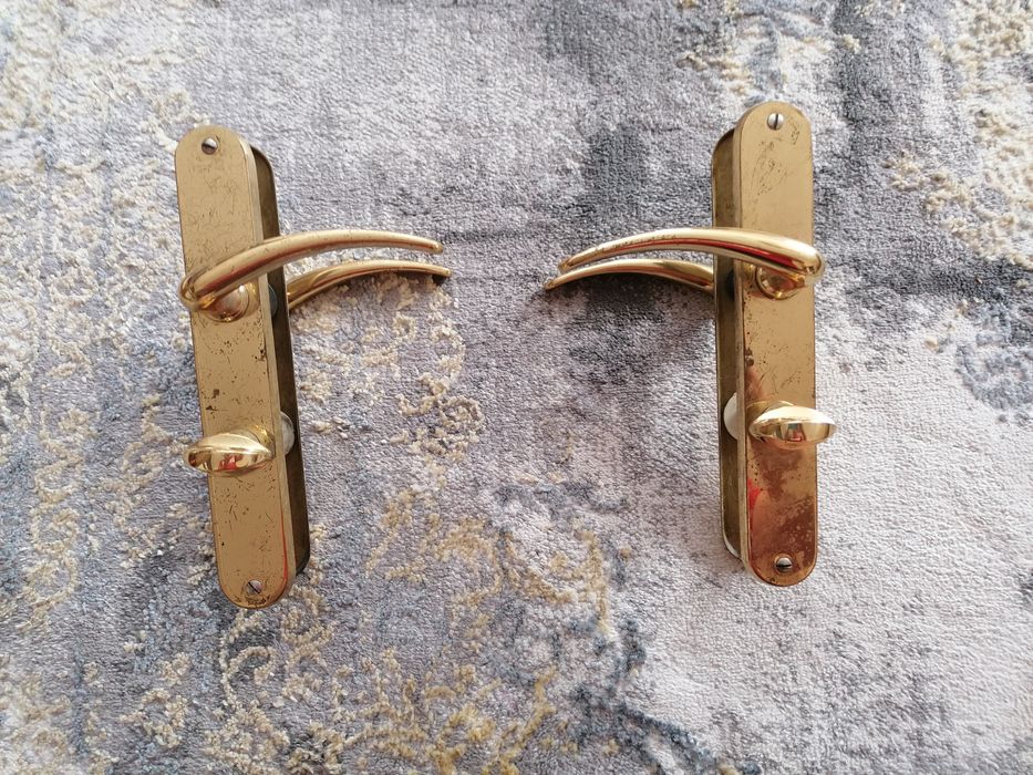 Klamki mosiężne złote Made in Italy