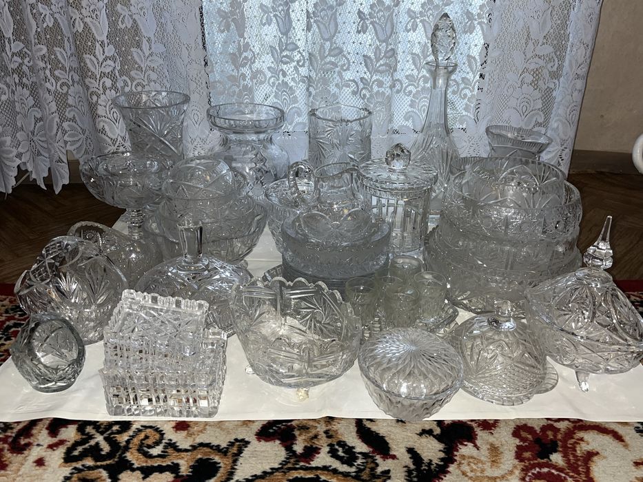 Kryształy z duszą – duża kolekcja po babci, lata 70–90